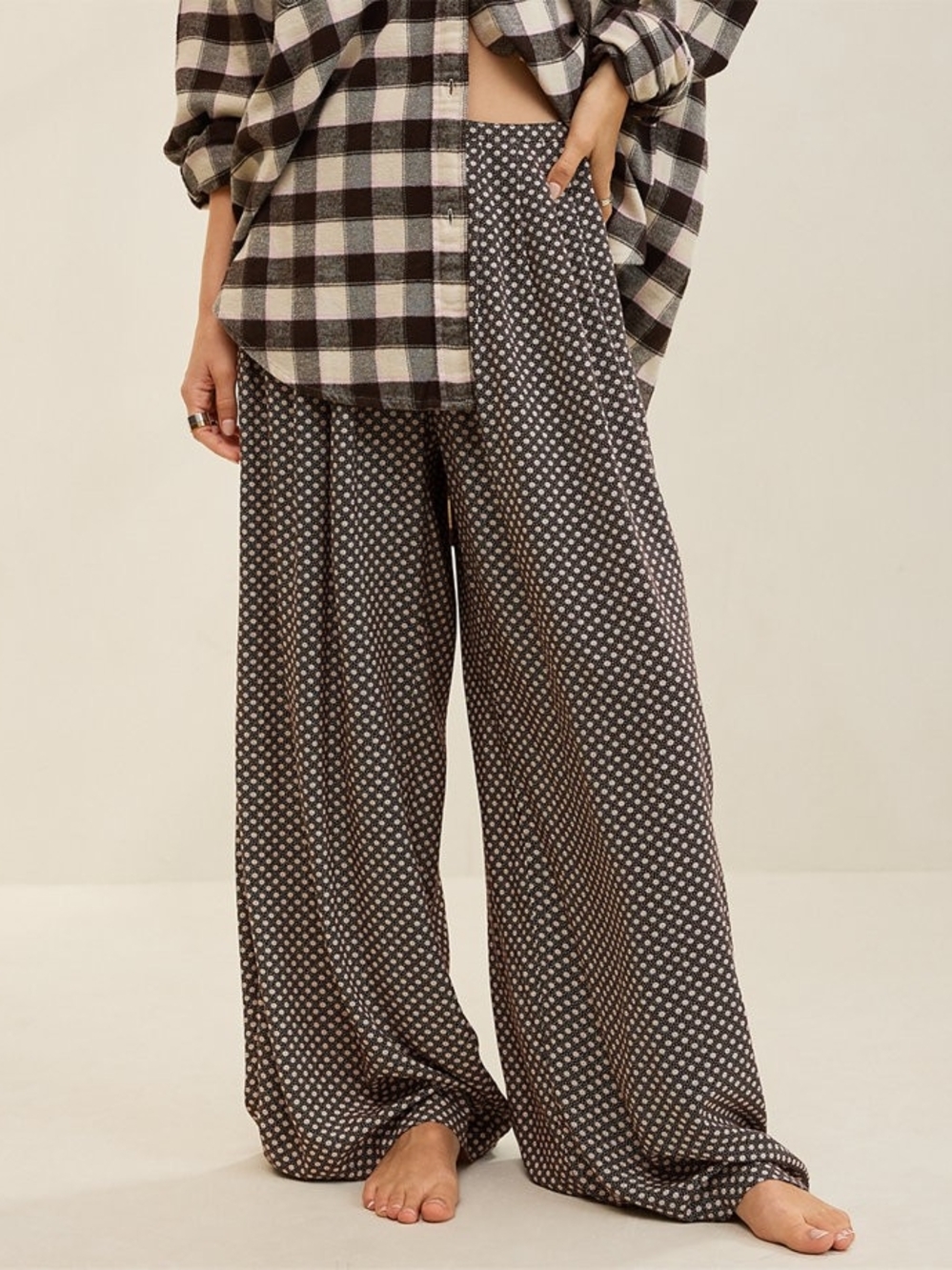 aerie - NWT Drapey Trousers - M